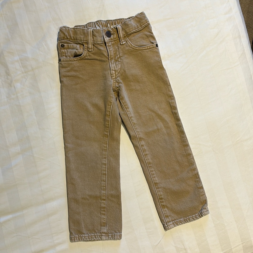 Boys Size 4 Tan Jeans